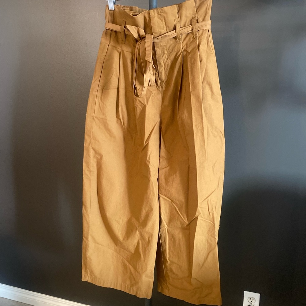 Kimchi Blue Wide Leg Paper Bag Pants From Urban Outfitters
